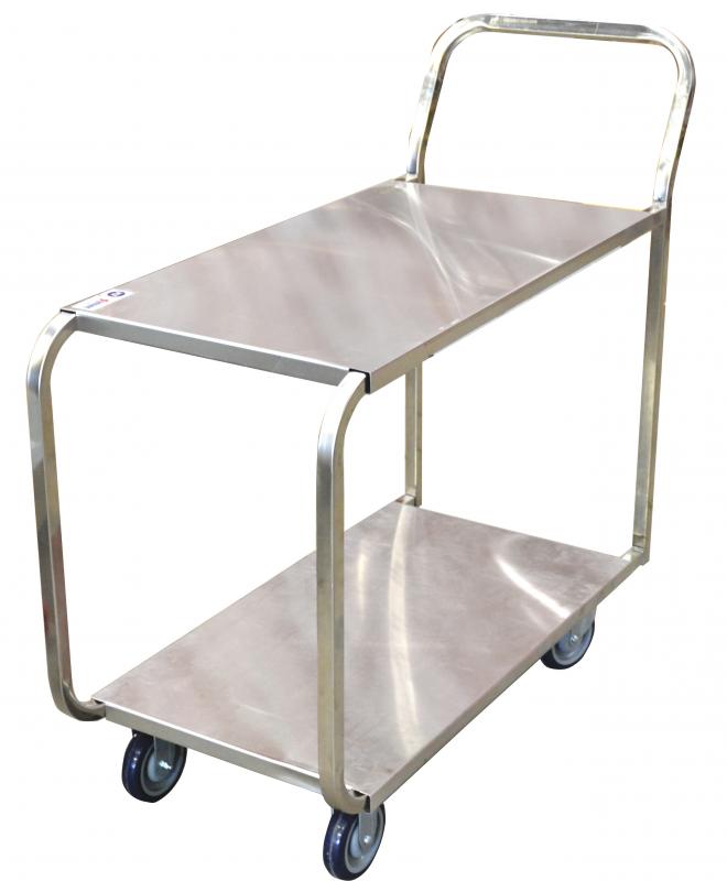 Stainless Steel Solid Top Stock Cart